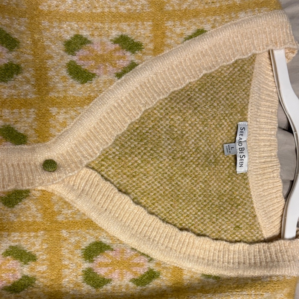 Chic Multicolor Cardigan Sweater - Picture 8 of 9
